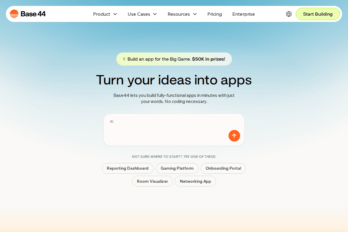 Build Apps with AI in Minutes - Product Image